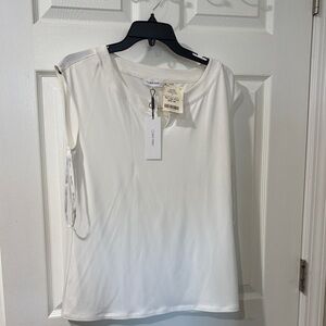 Calvin Klein Women's Cream Blouse